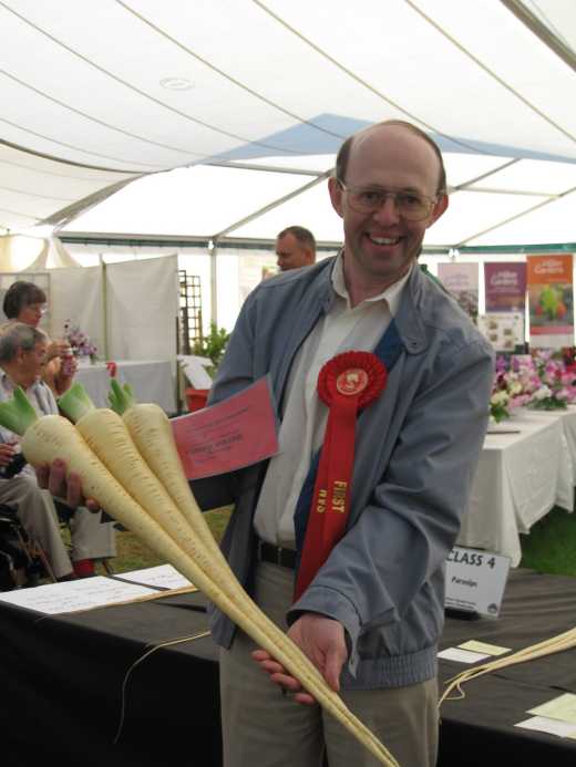 First Prize Long Parsnips 