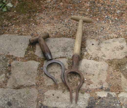 old and unusual gardening tool