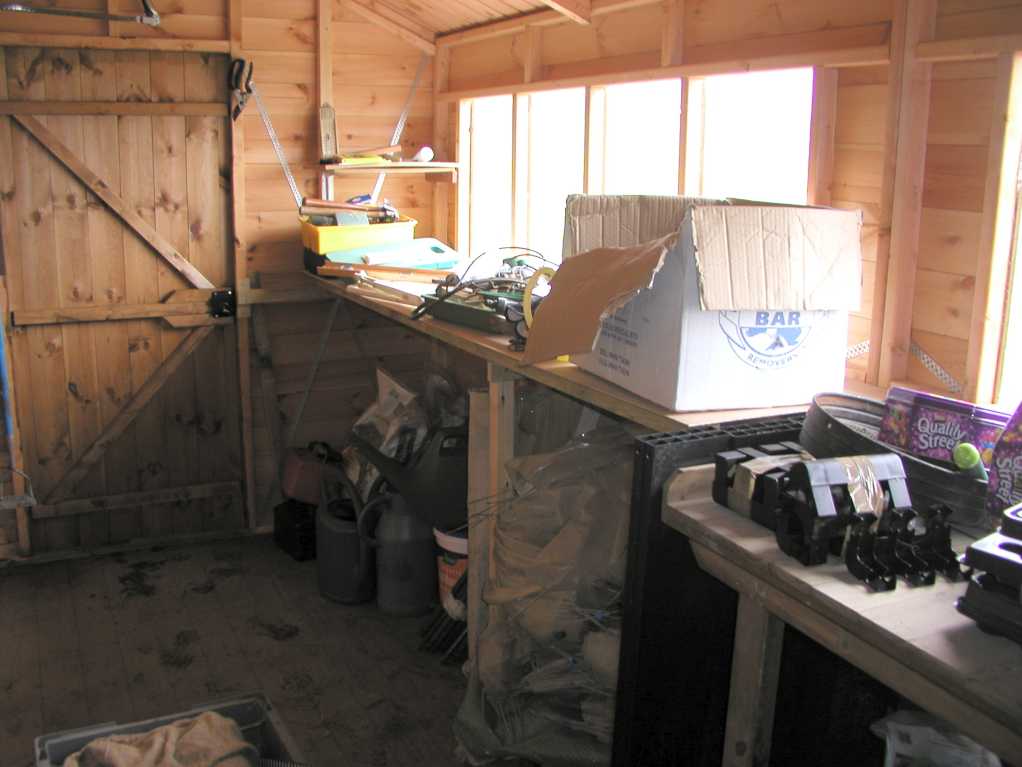 Bench in Shed