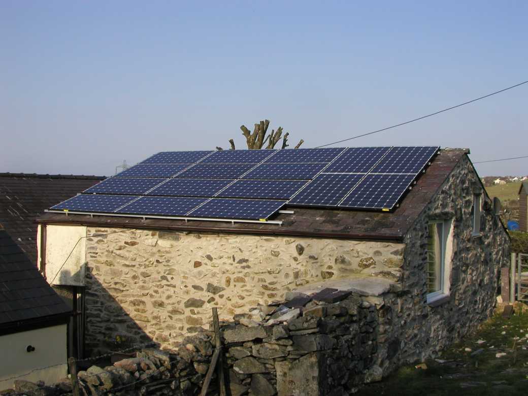 Solar Photovoltaic Panels on roof