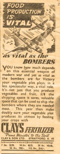 Fertilizer Advert 1943