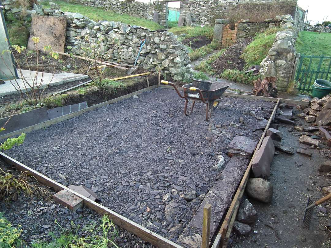 Preparing for a new shed - Allotment Garden Diary
