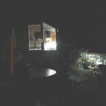 Geopod Alight at Night in Shed