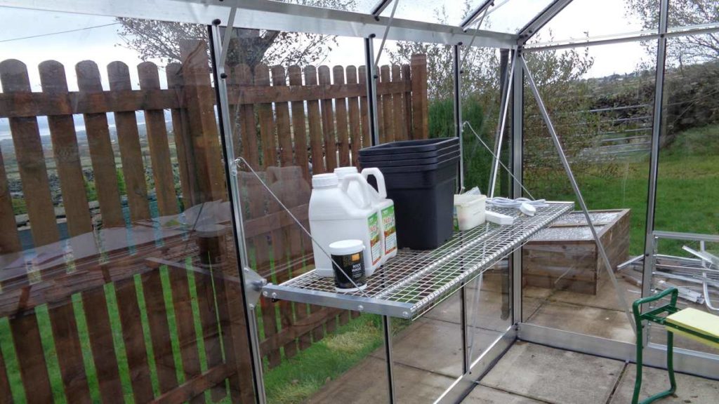 Folding Greenhouse Staging