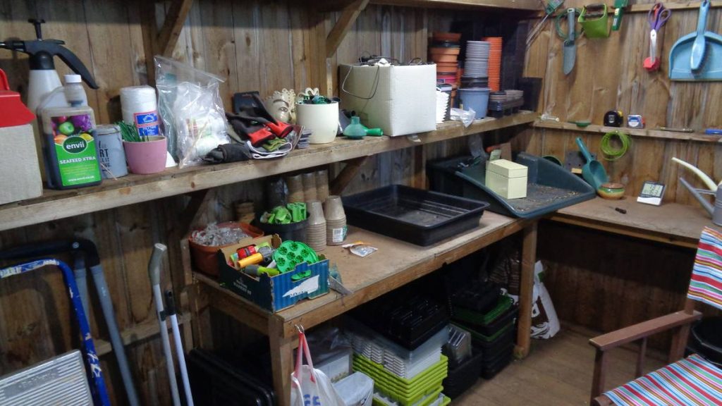 Interior tidy shed