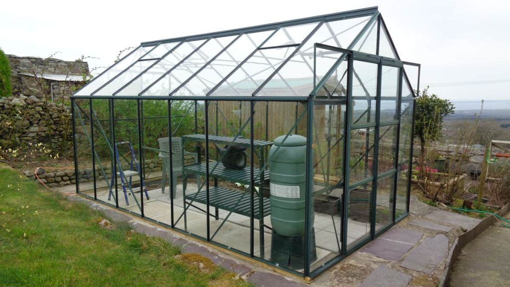 Refurbished Vitavia Greenhouse being Fitted Out