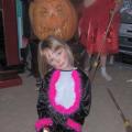 Another Niece and the Halloween Pumpkin