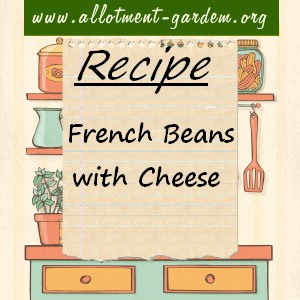 french beans with cheese