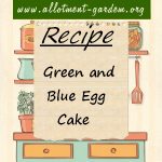Green and Blue Egg Cake Recipe