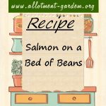 Salmon on a Bed of Beans Recipe