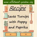 Sauté Turnips with Poppy and Paprika Recipe