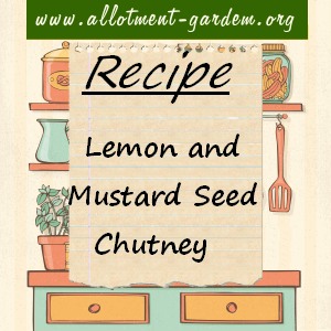 lemon and mustard seed chutney