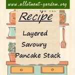 Layered Savoury Pancake Stack Recipe