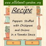 Peppers stuffed with Chickpeas and Onions in a Tomato sauce Recipe