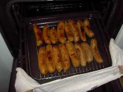 Sausage Cooking