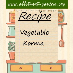 vegetable korma