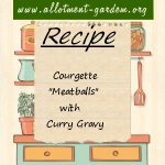Courgette “Meatballs” and Curry Gravy Recipe