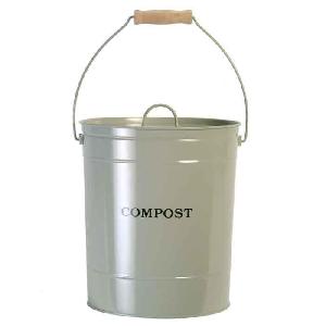 Clay Coloured 10 Litre Compost Bucket