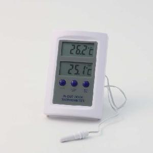 Dual Display Indoor/Outdoor Thermometer with Alarm