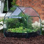 Large Raised Bed With Pop Up Mini Greenhouse