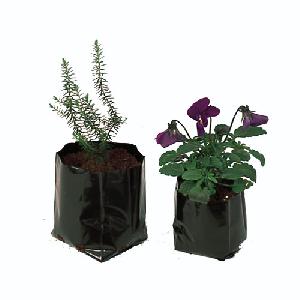 100 x 8 Litre Poly Plant Pots Bag Containers Hadopots Polythene Reusable 