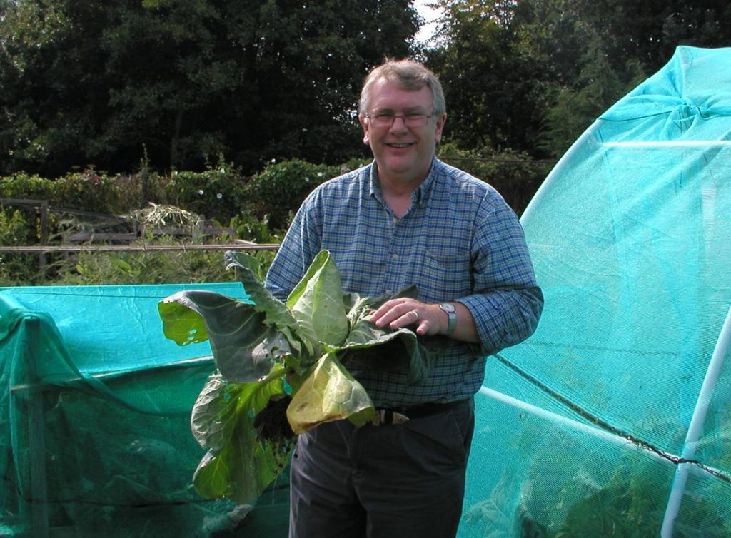 John Harrison with Cabbage Hispi